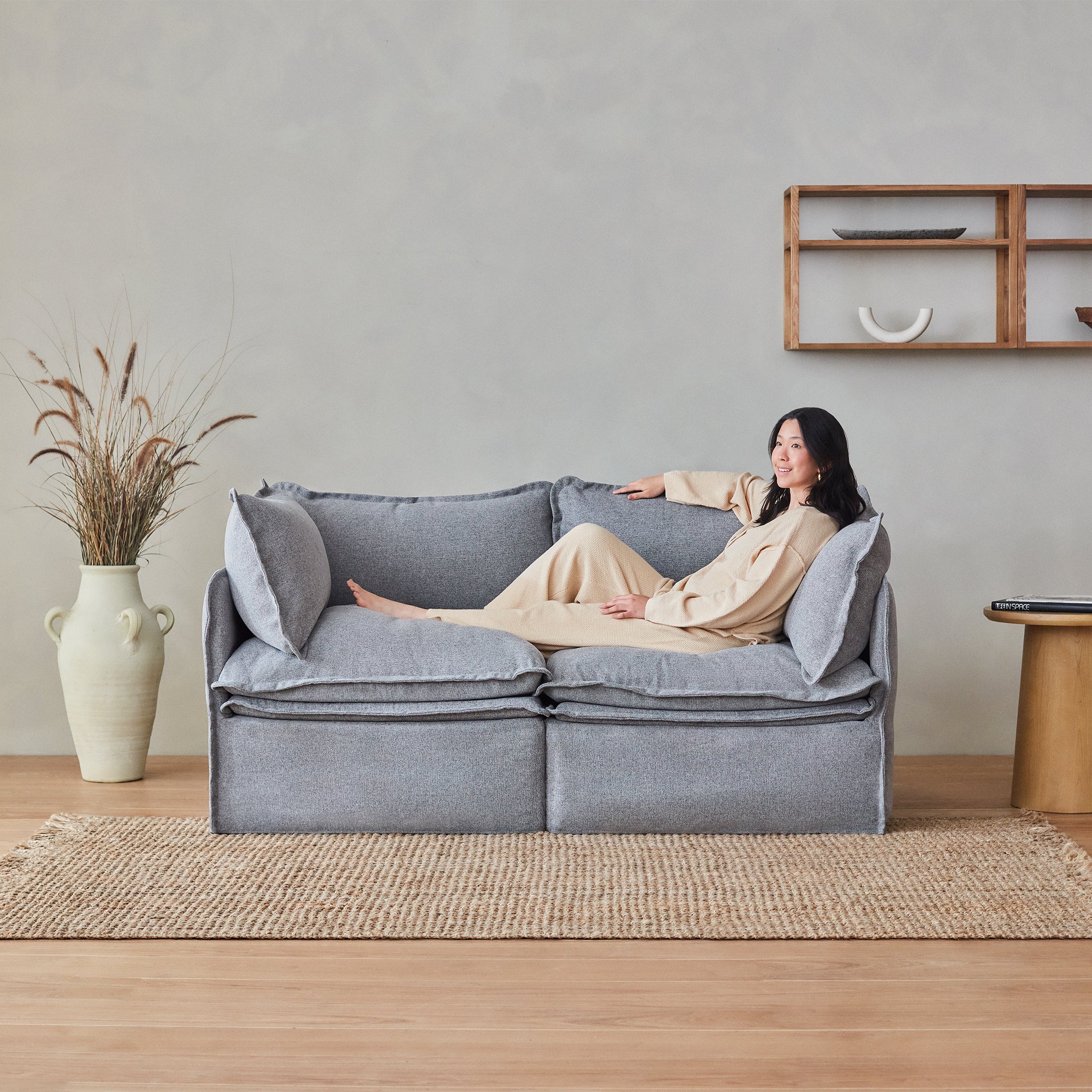 Elevate Comfort Layer for 5-Seater Corner Sectional + Ottoman in Pumice - Image 3