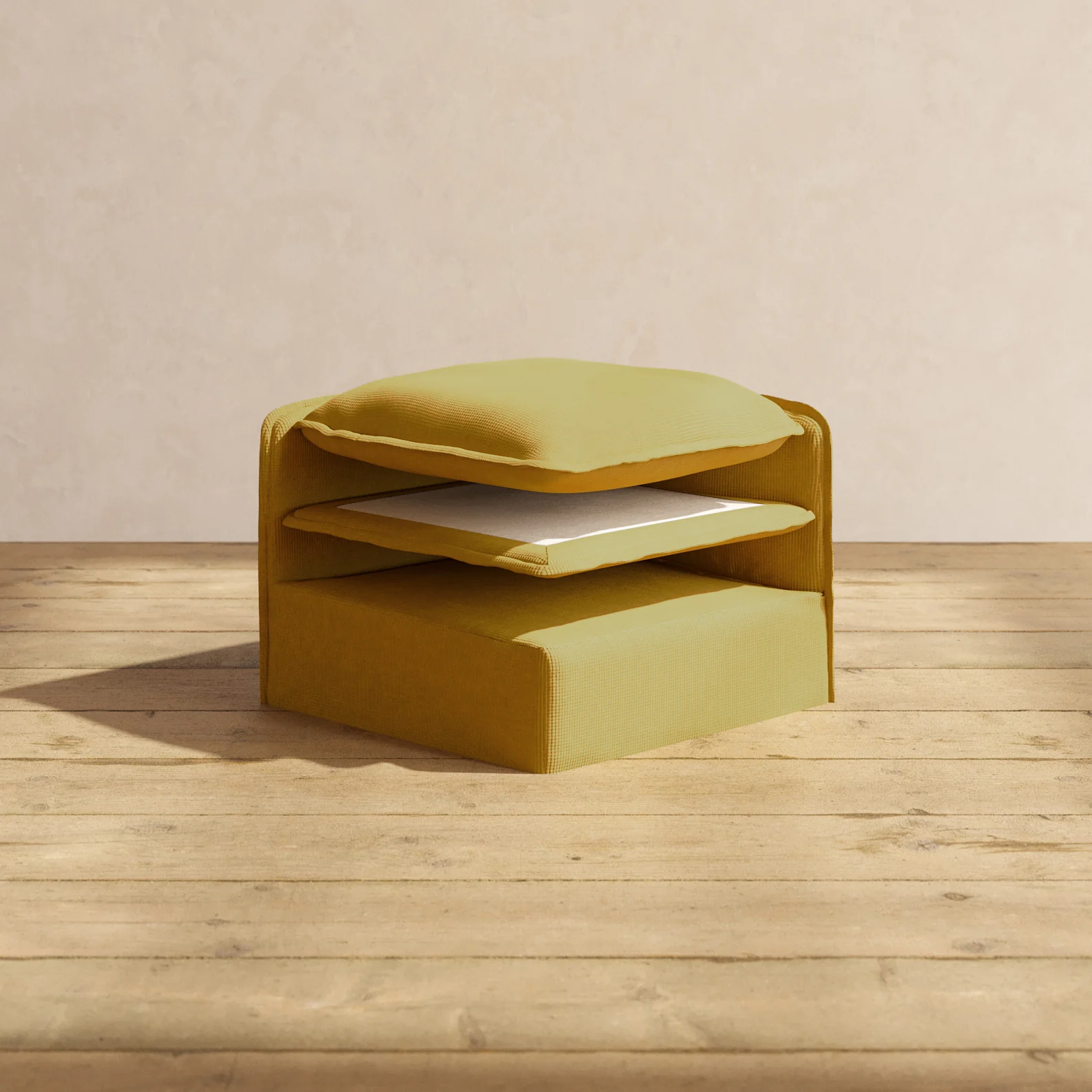 Elevate Comfort Layer for 8-Seater Open-Ends U-Sectional + Ottoman in Kiiro
