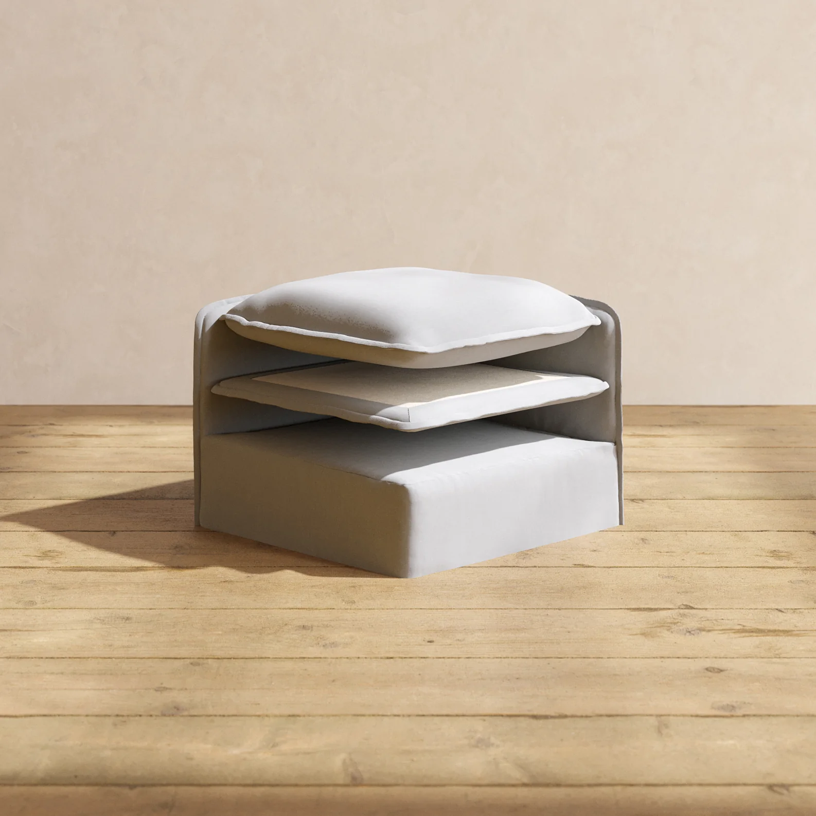 Elevate Comfort Layer for 8-Seater Open-Ends U-Sectional in Pumice