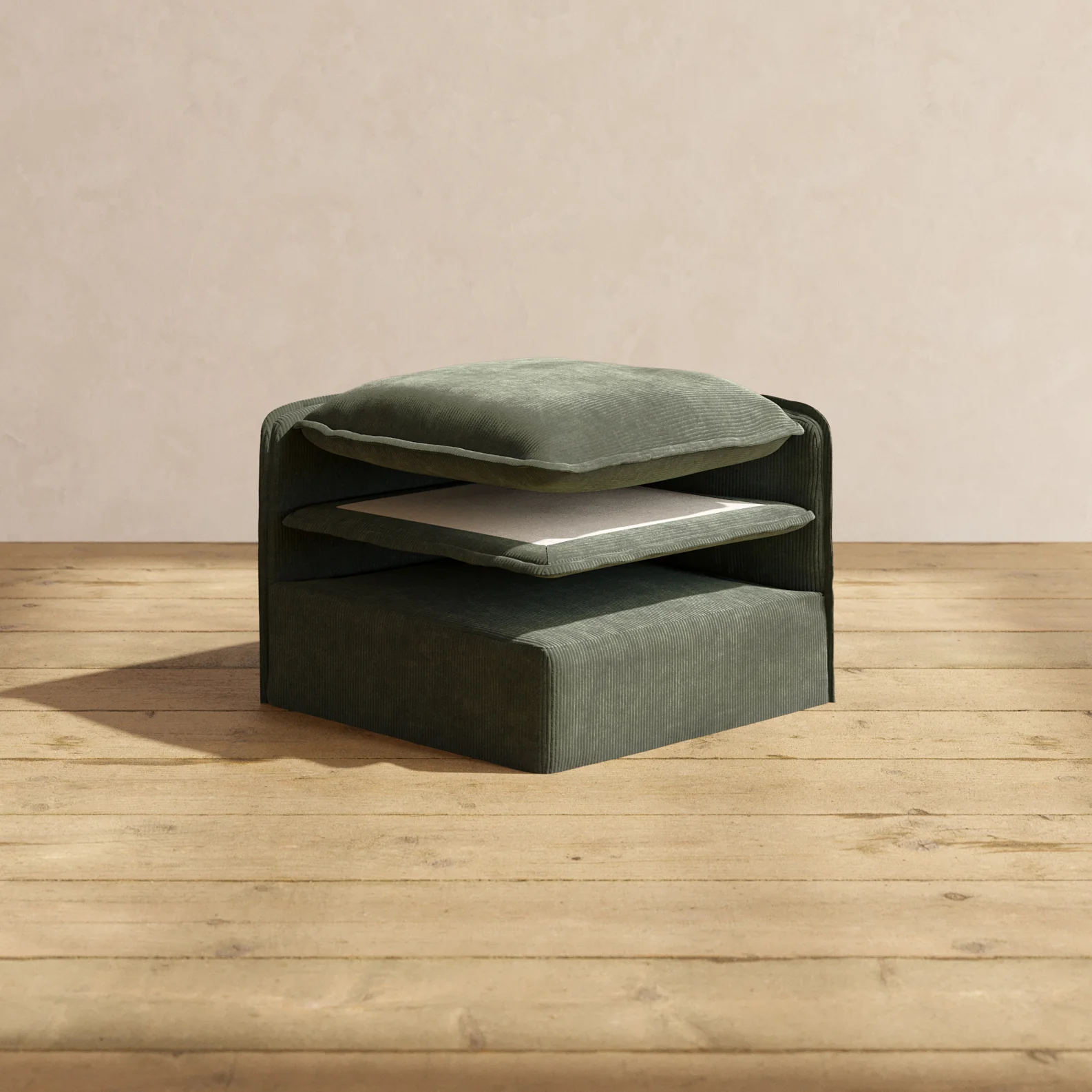 Elevate Comfort Layer for End Chair in Olivine