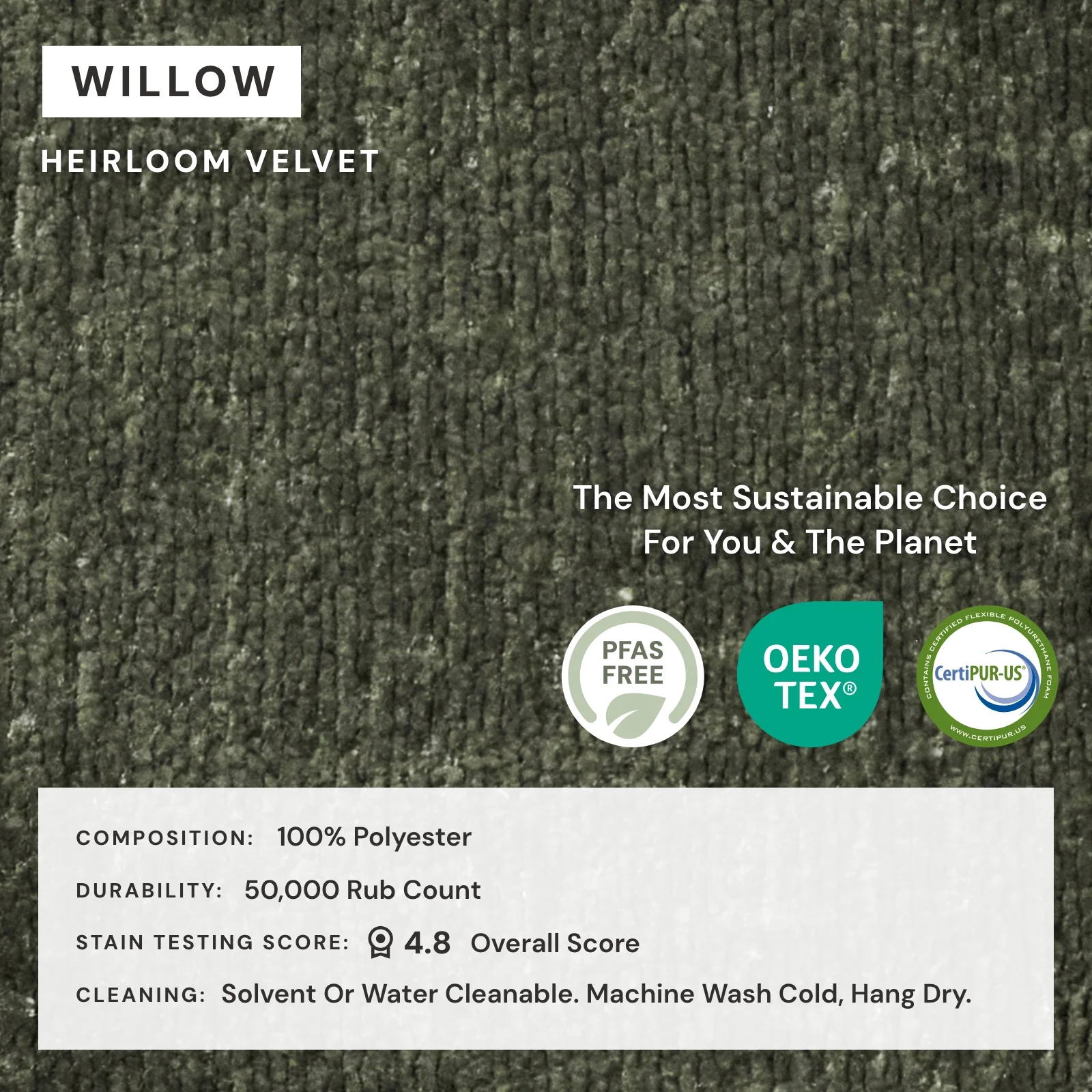 Elevate Comfort Layer Set for 4-Seater Sofa + Armchair Set | Heirloom Velvet in Willow - Image 7