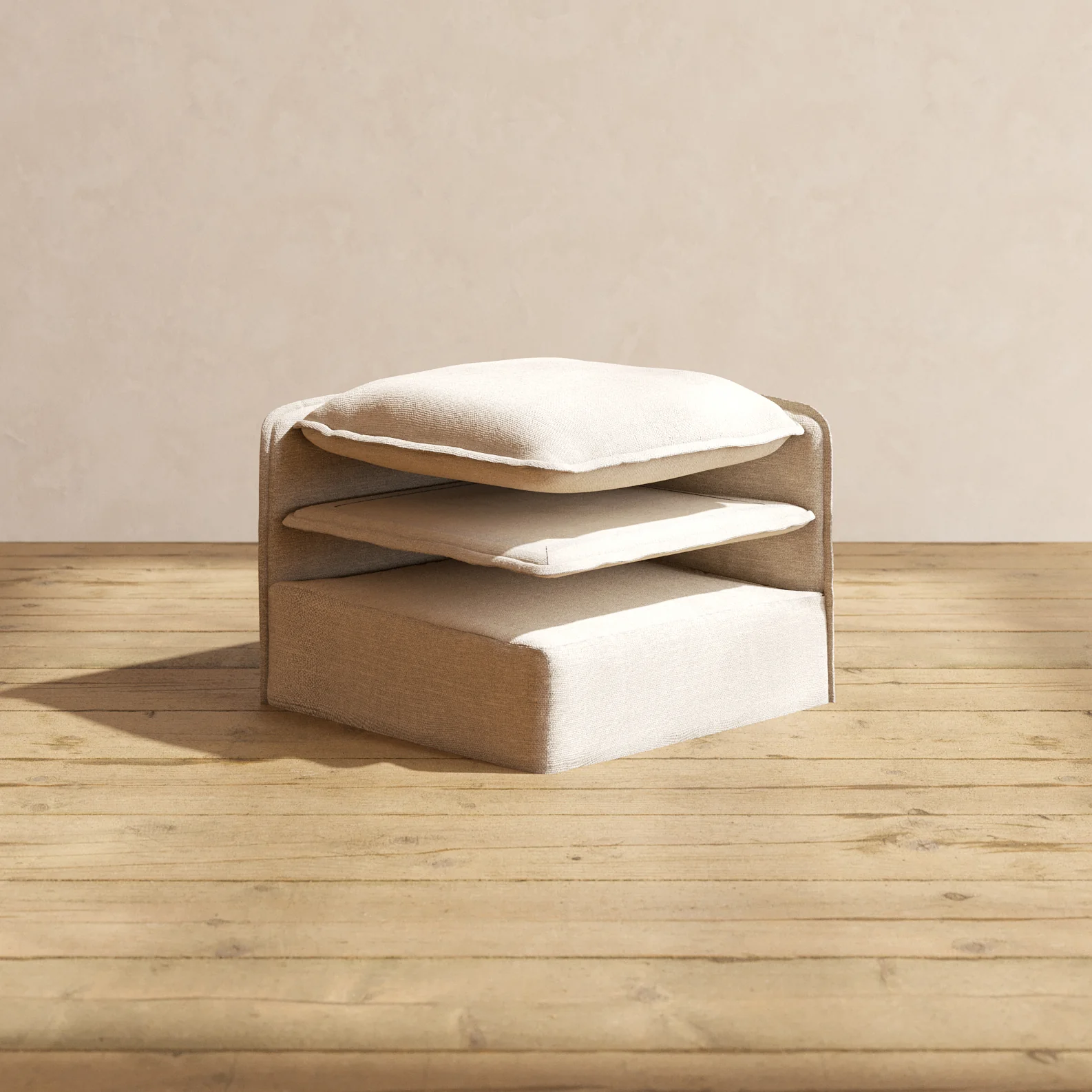 Elevate Comfort Layer Set for 6-Seater U-Sectional | Blended Weave in Oat