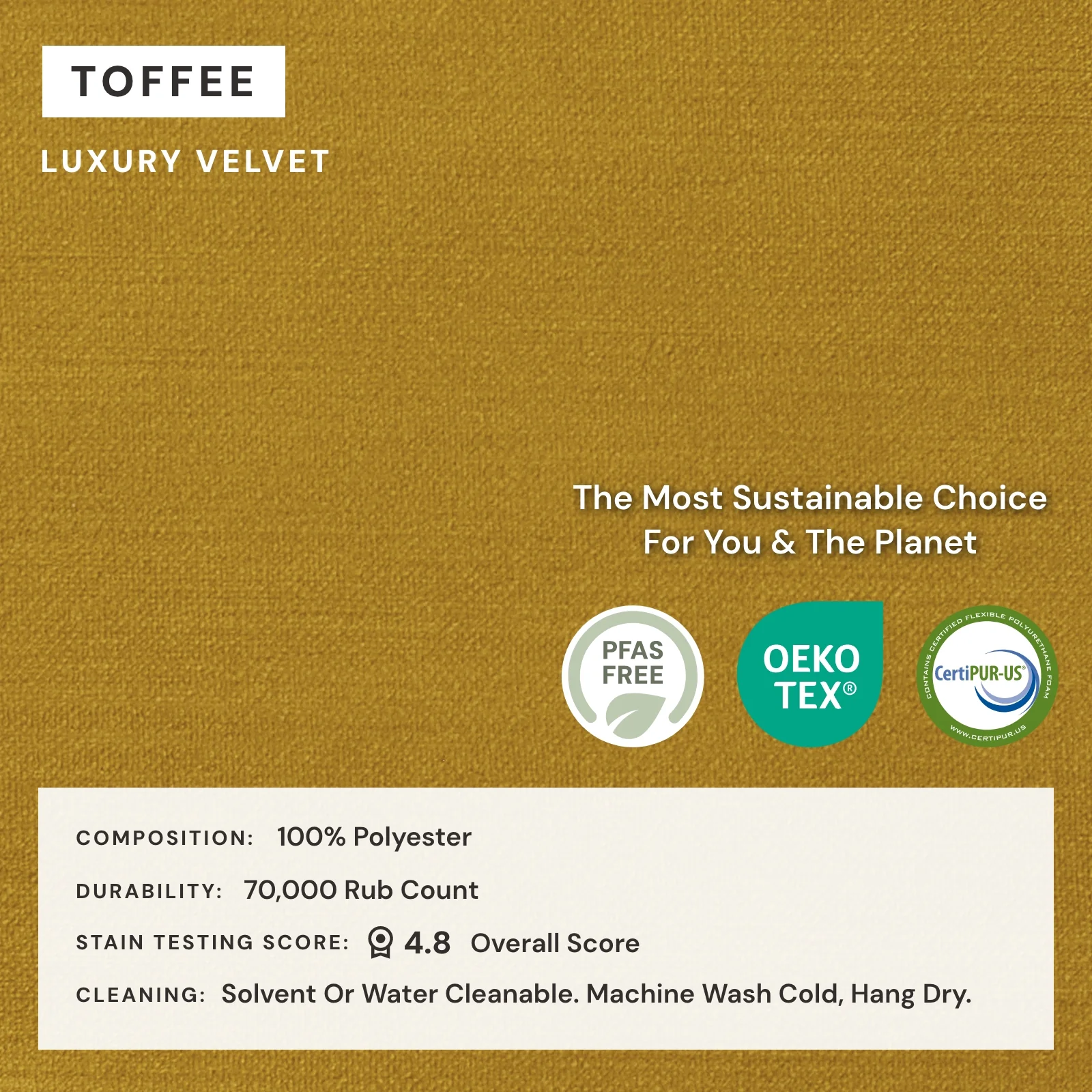 Elevate Comfort Layer Set for 6-Seater U-Sectional | Luxury Velvet in Toffee - Image 7