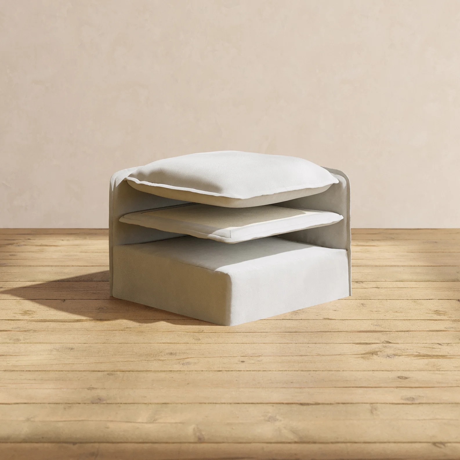 Elevate Comfort Layer Set for 6-Seater U-Sectional | Plush Weave in Cloud