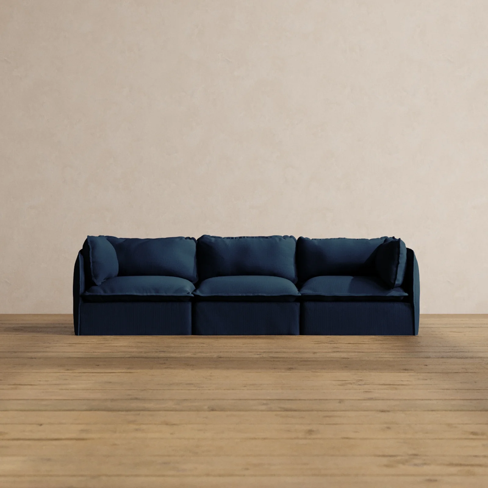 Modular Washable 3-Seater in Sumi | Memorix+ Seat | Contour Pillow
