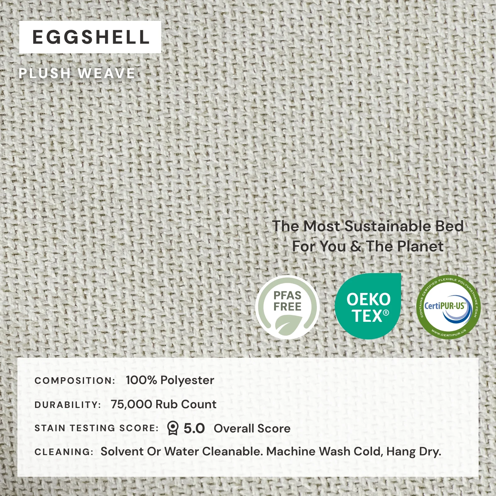 Modular Washable 6-Seater U-Sectional in Eggshell | Deluxe+ Seat | Cloud Pillow - Image 4