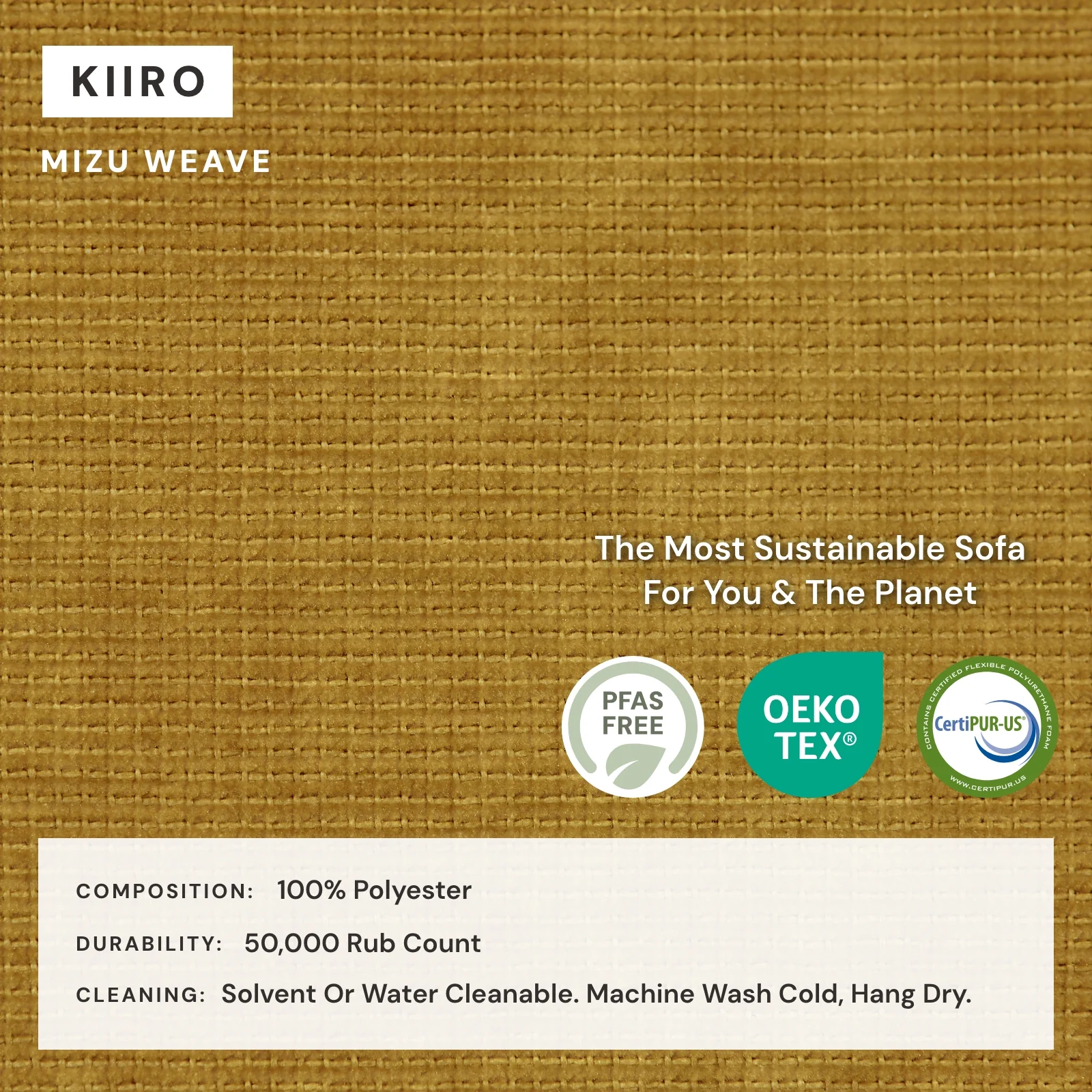 Modular Washable Armchair in Kiiro | Deluxe+ Seat | Cloud Pillow - Image 4