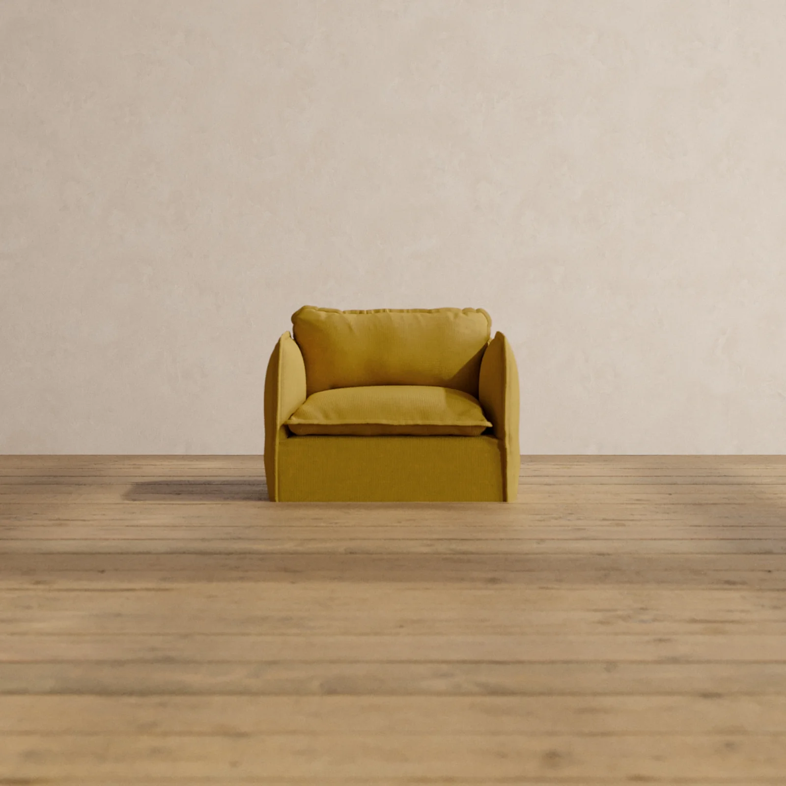 Modular Washable Armchair in Kiiro | Memorix+ Seat | Contour Pillow
