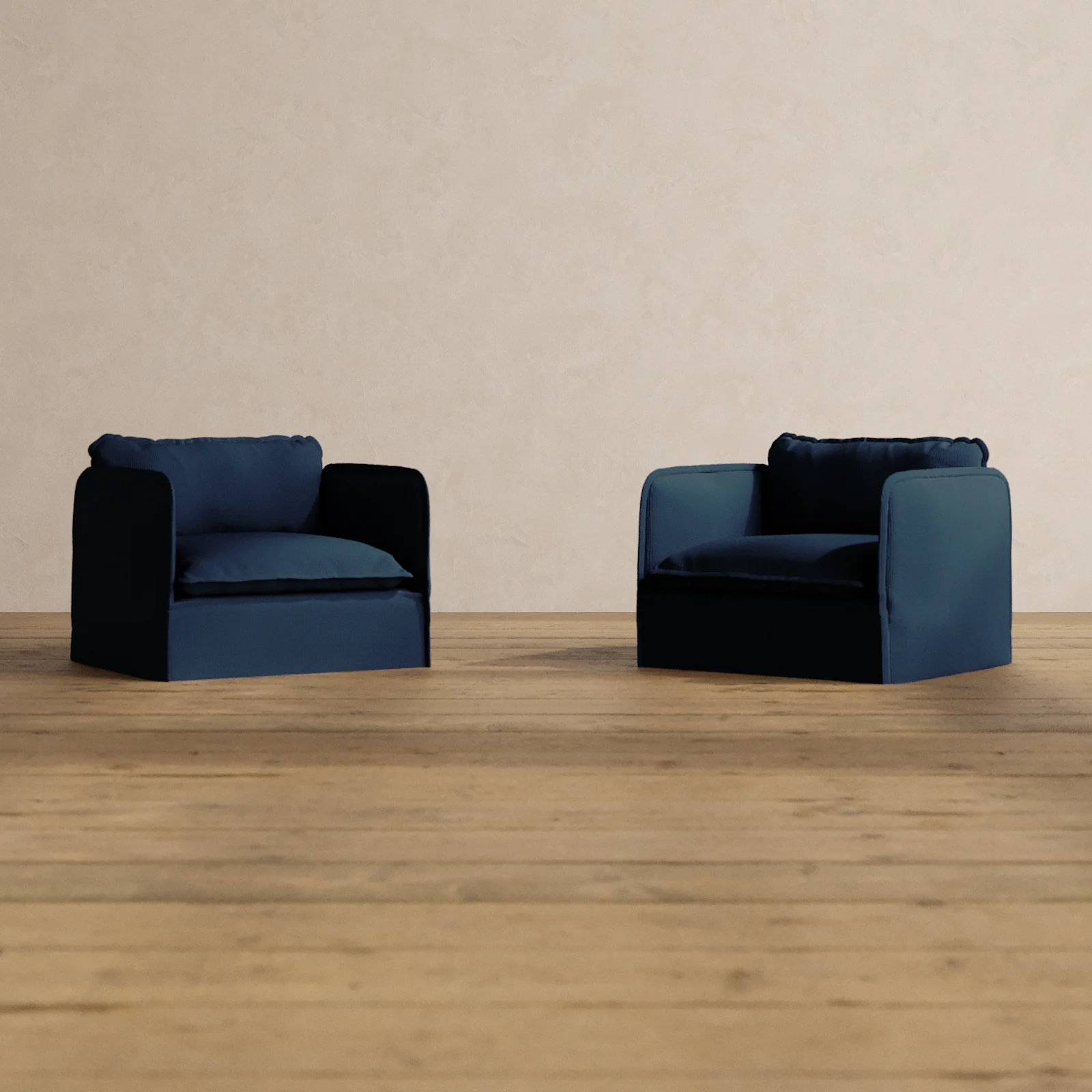 Modular Washable Armchair Set in Sumi | Memorix+ Seat | Contour Pillow