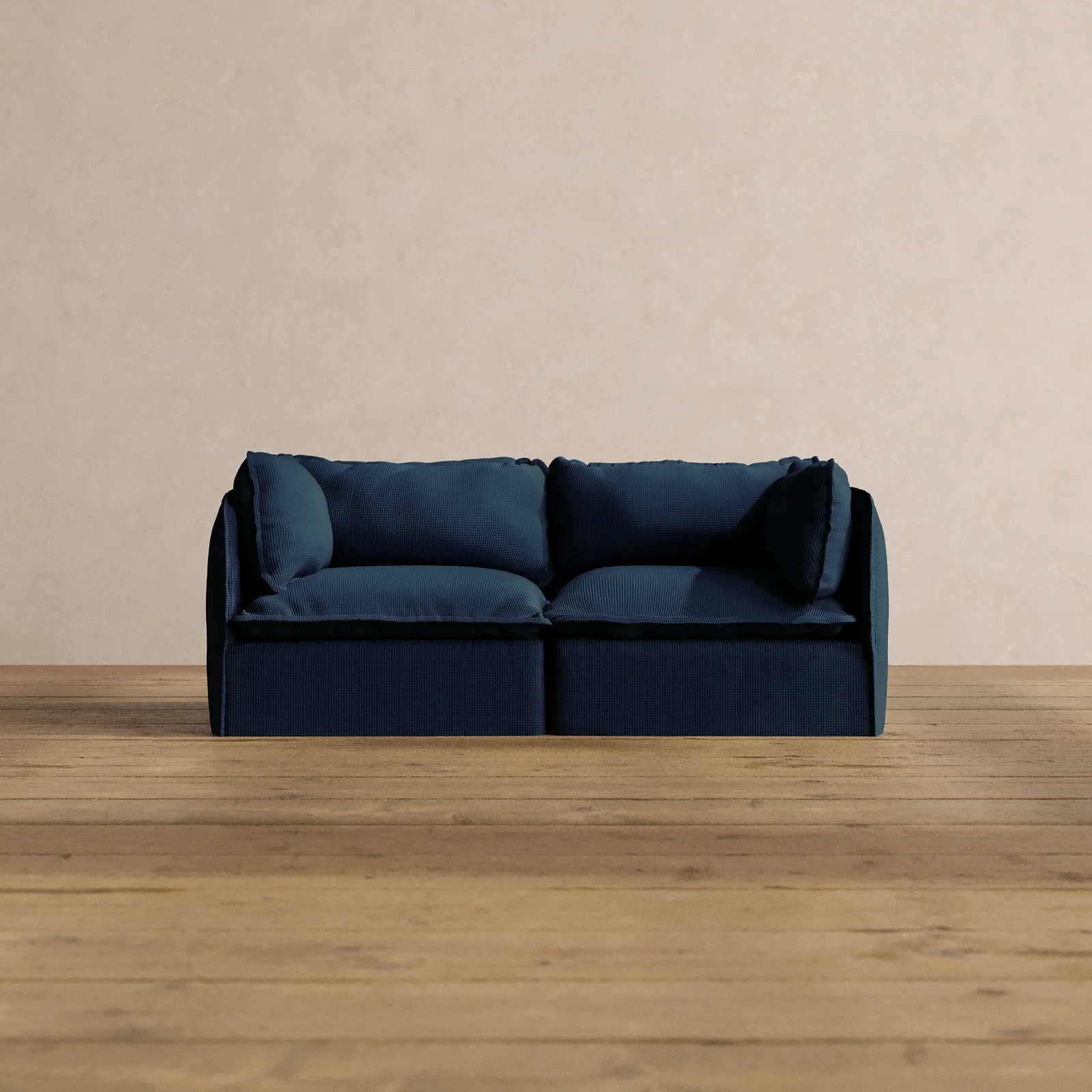 Slipcover Only - Modular Washable 2-Seater in Sumi