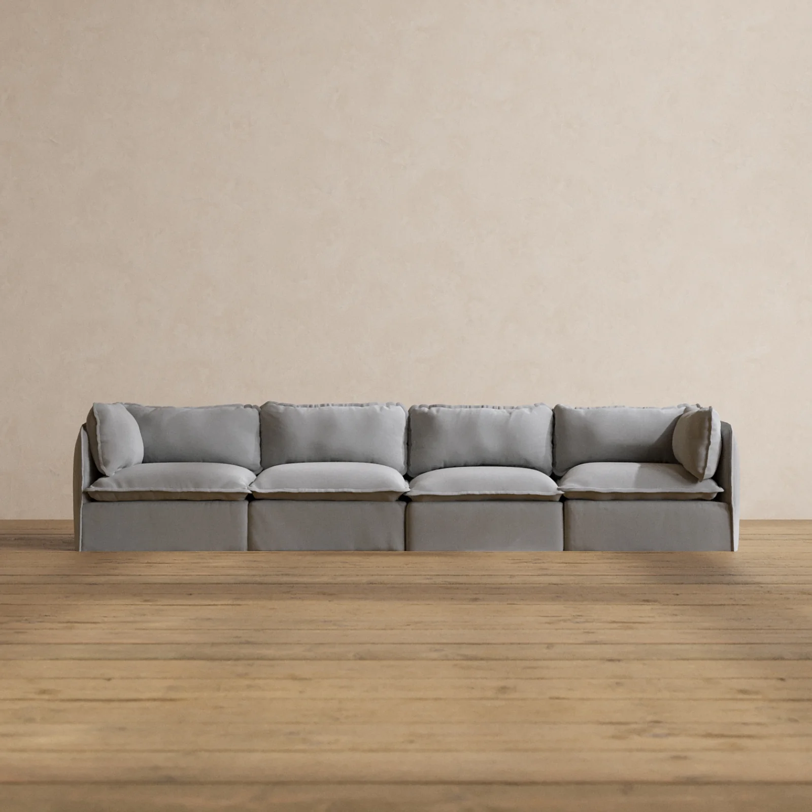 Slipcover Only - Modular Washable 4-Seater in Pumice