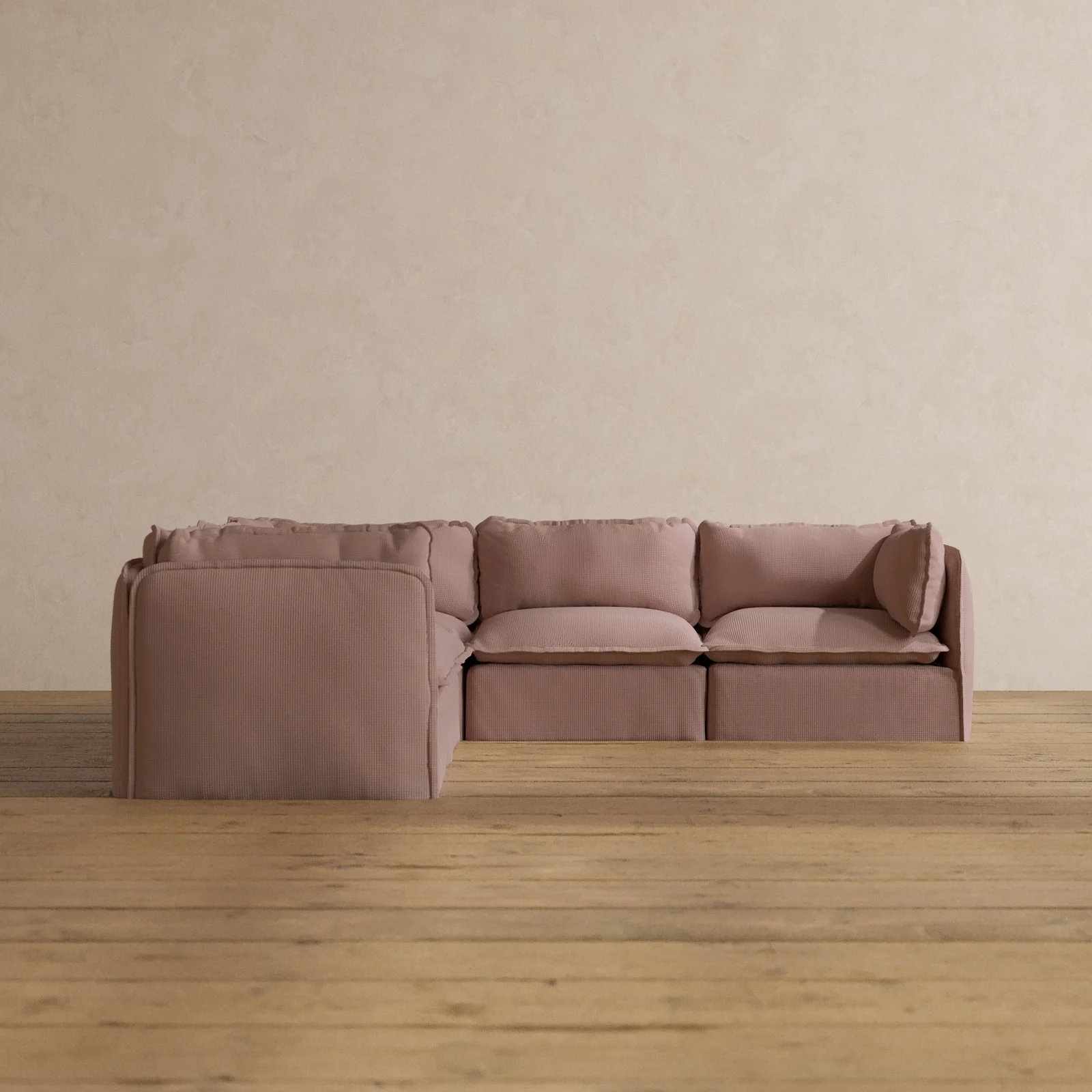 Slipcover Only - Modular Washable 5-Seater Corner Sectional in Sakura