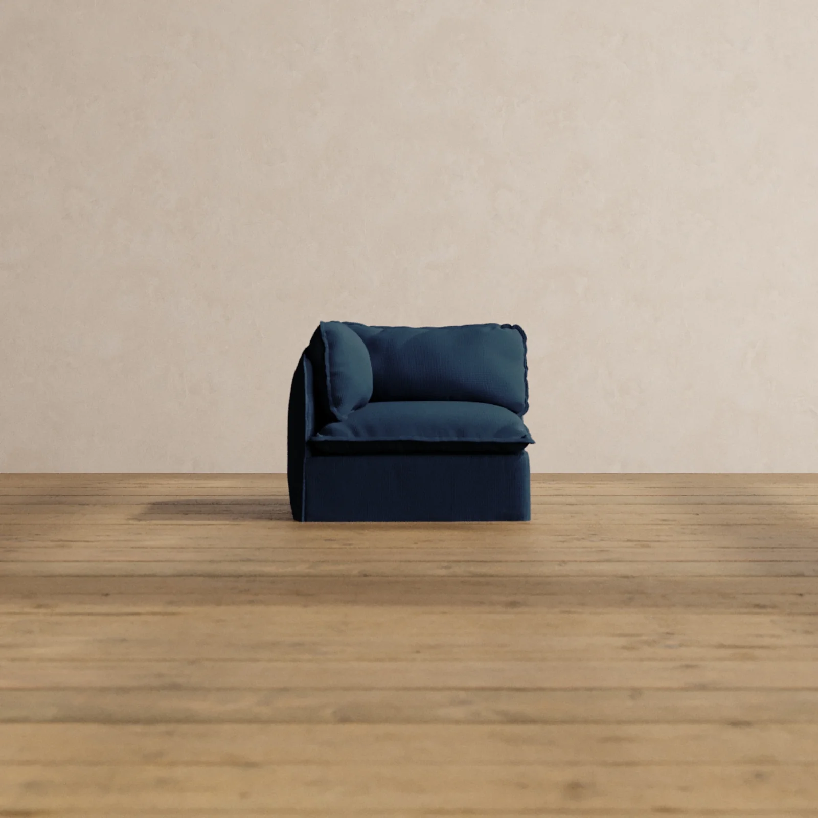 Slipcover Only - Modular Washable Corner Chair in Sumi