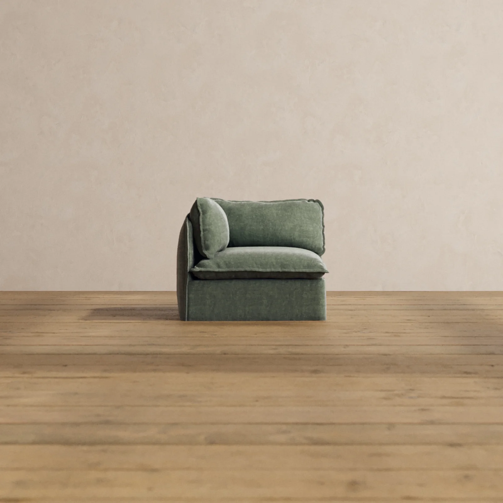 Slipcover Only - Modular Washable Corner Chair in Willow