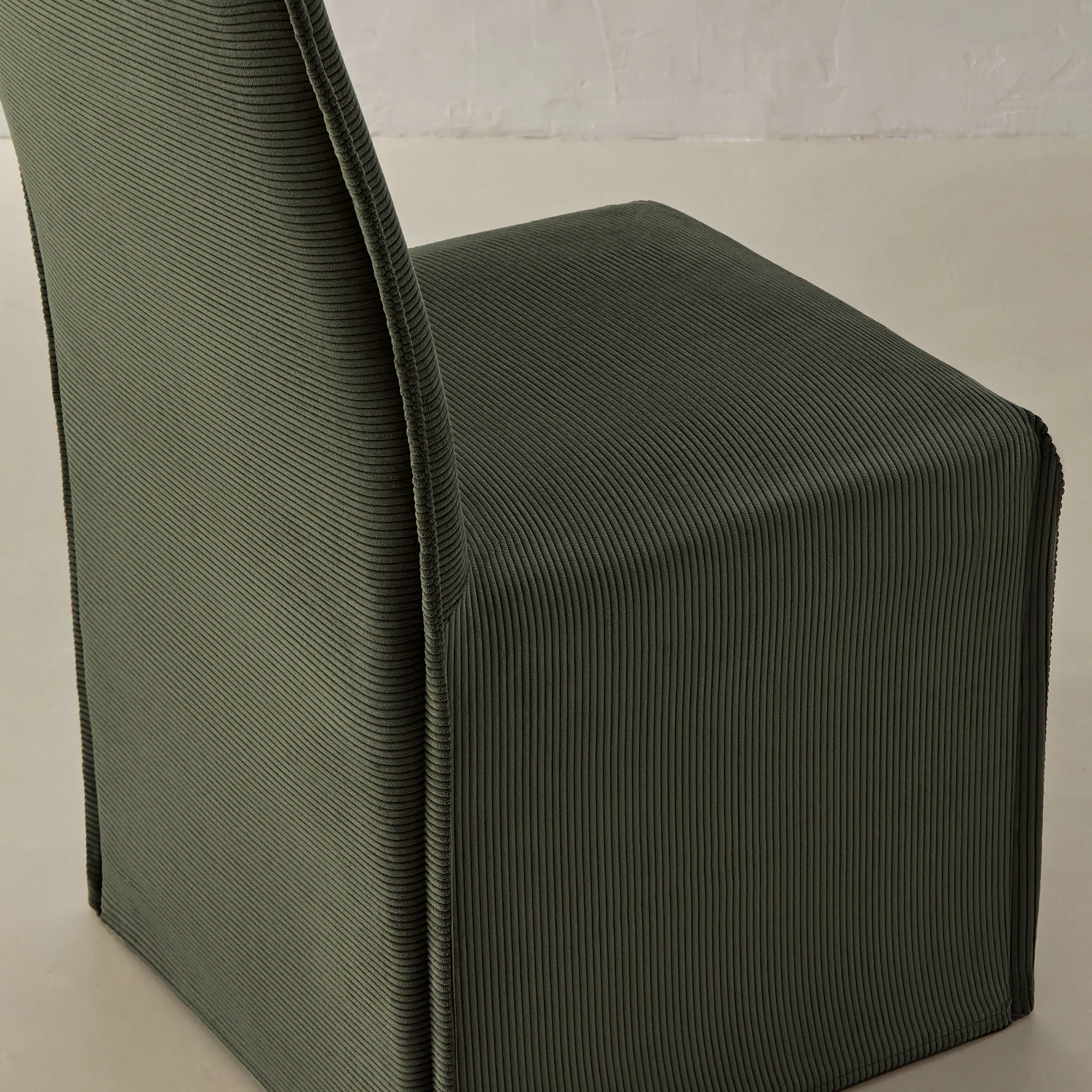 Slipcover Only - Washable Upholstered Dining Chair | 15" Back Height in Olivine - Image 5