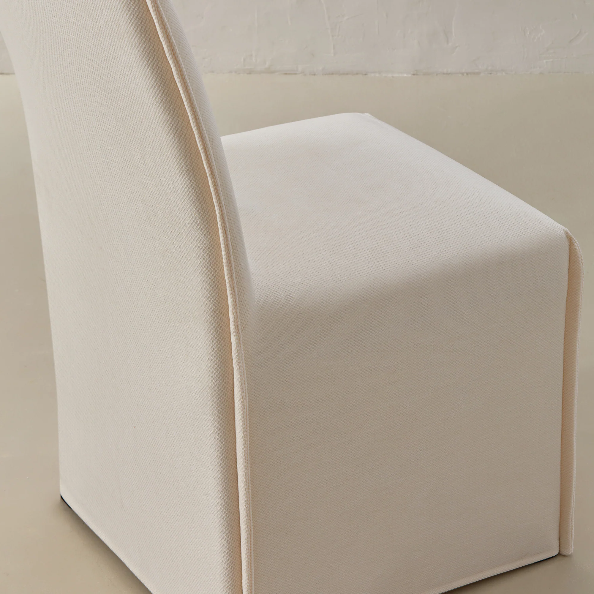 Slipcover Only - Washable Upholstered Dining Chair | 15" Back Height in Powder - Image 5