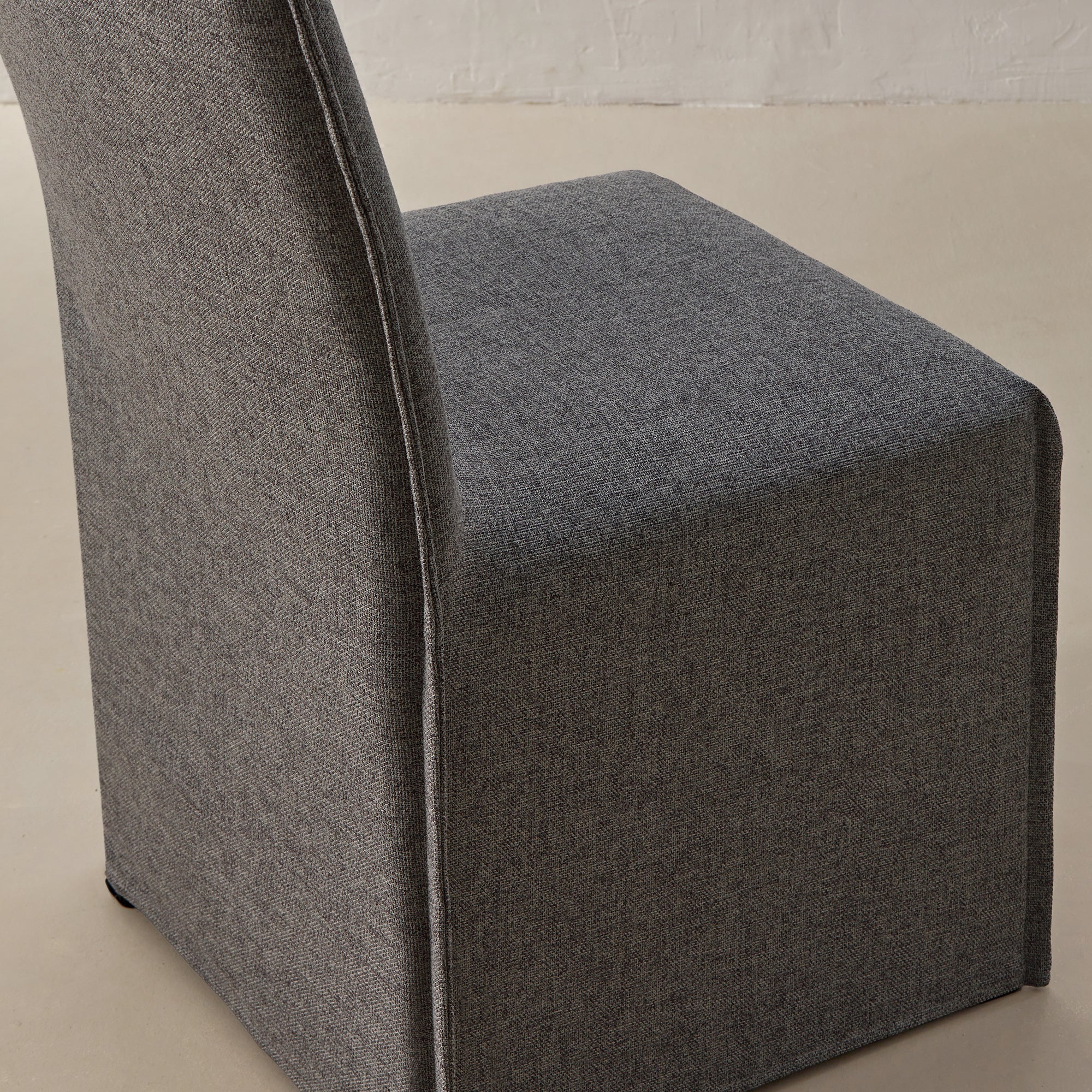 Slipcover Only - Washable Upholstered Dining Chair | 19” Back Height in Ash - Image 5