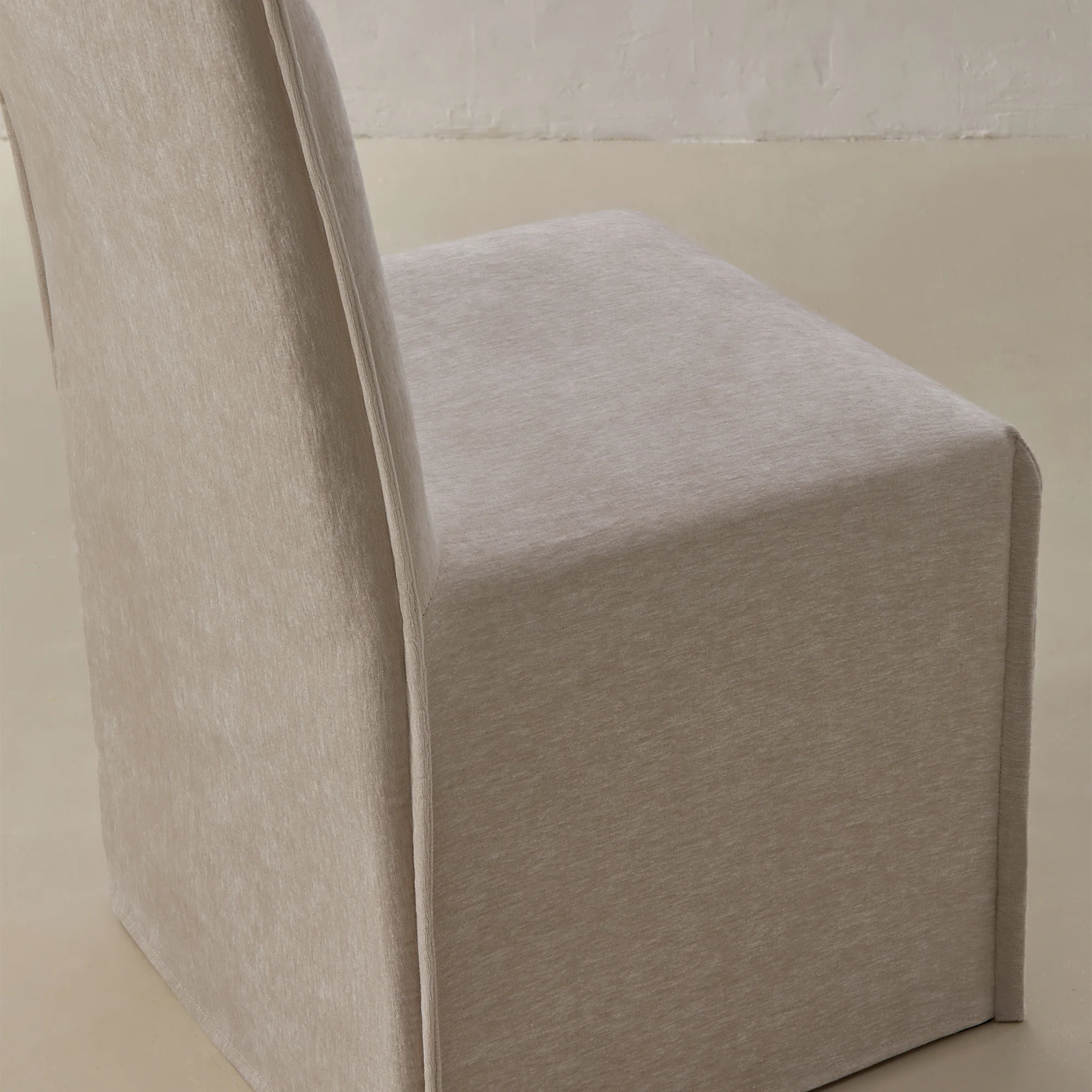 Washable Upholstered Dining Chair | 15" Back Height in Mist - Image 7
