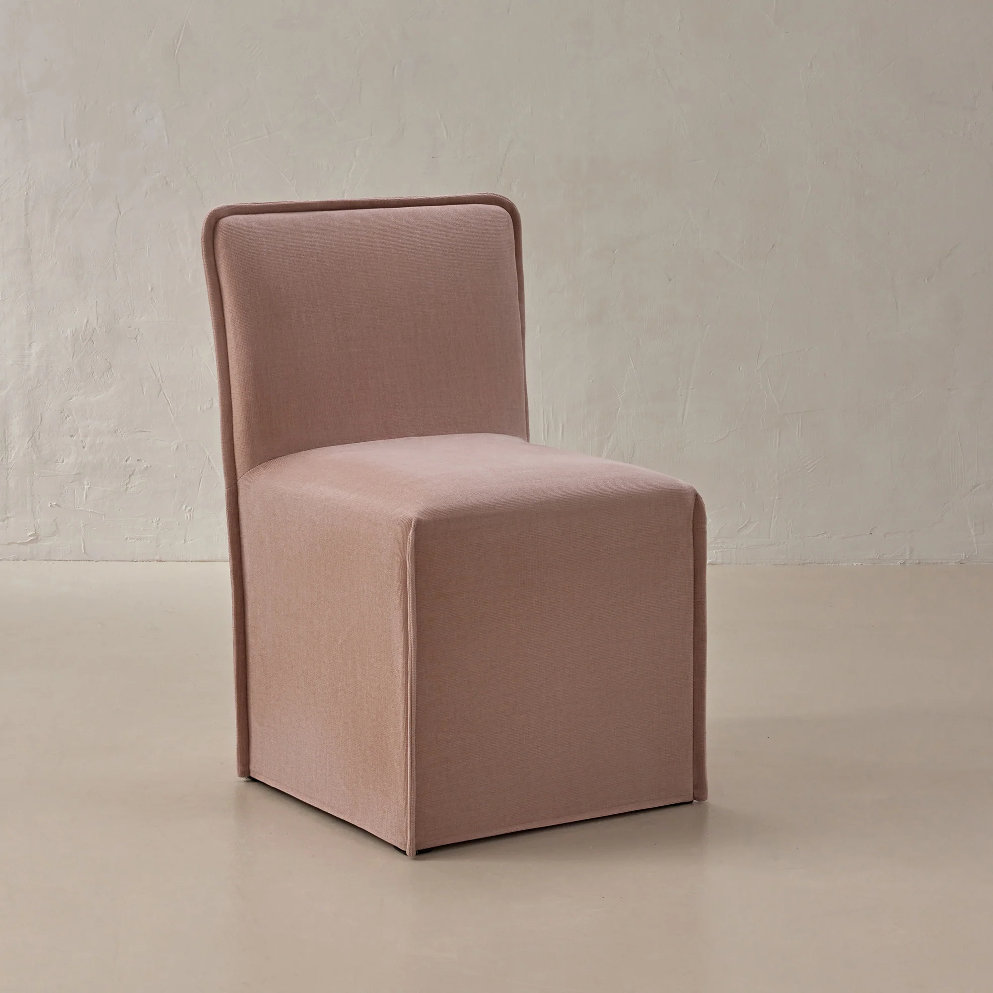 Washable Upholstered Dining Chair | 15" Back Height in Sakura
