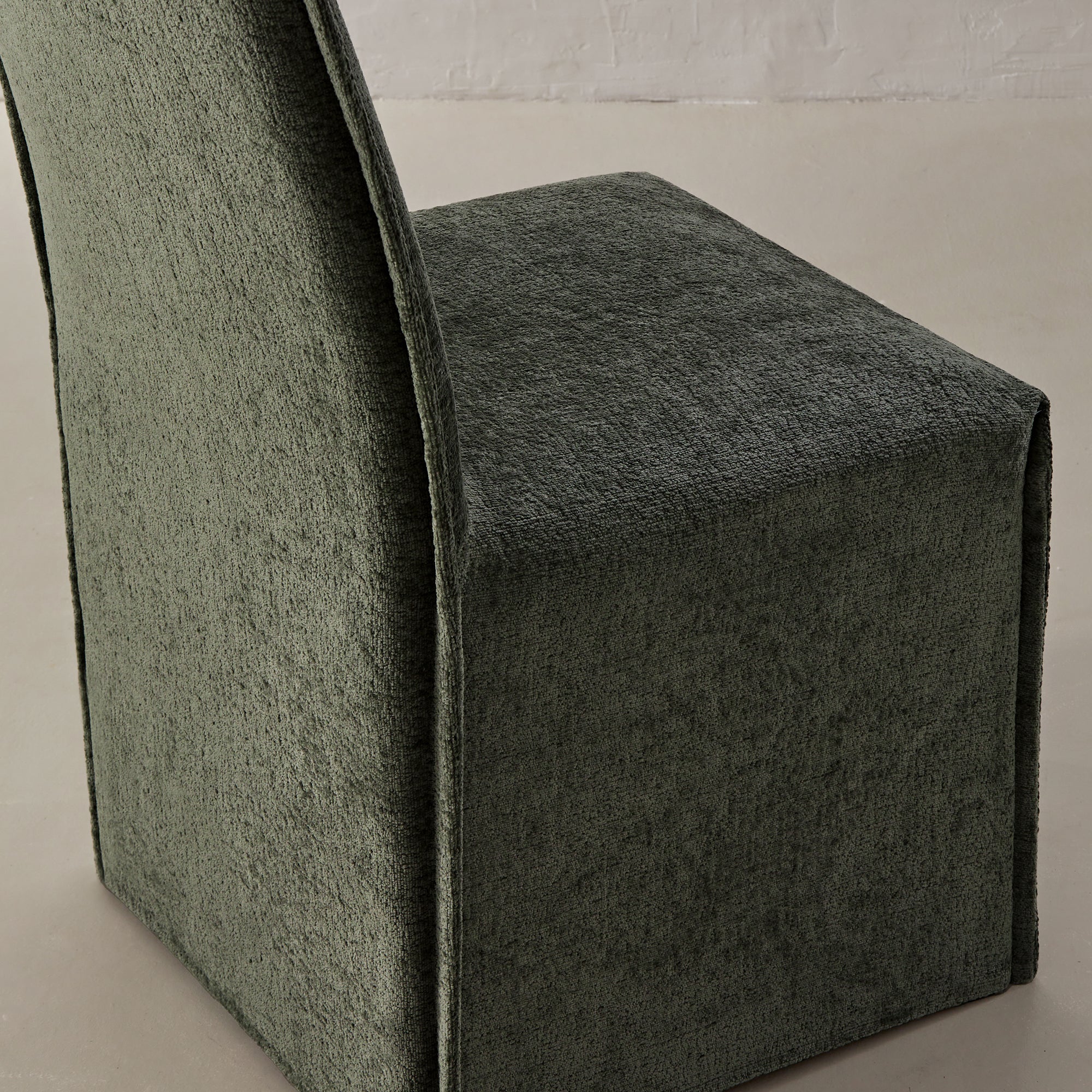 Washable Upholstered Dining Chair | 15β Back Height in Willow (Set of 2) - Image 7