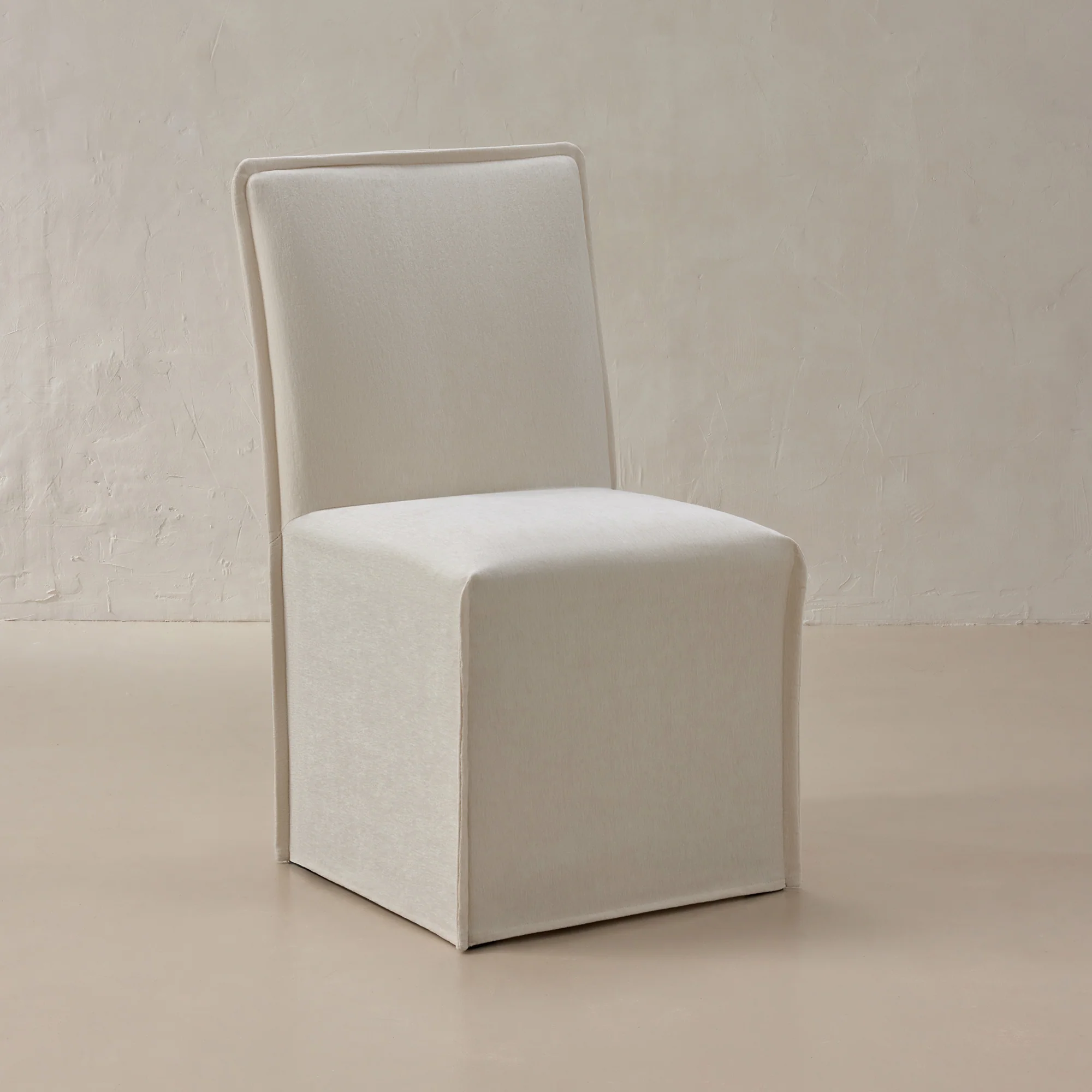 Washable Upholstered Dining Chair | 19β Back Height in Coco