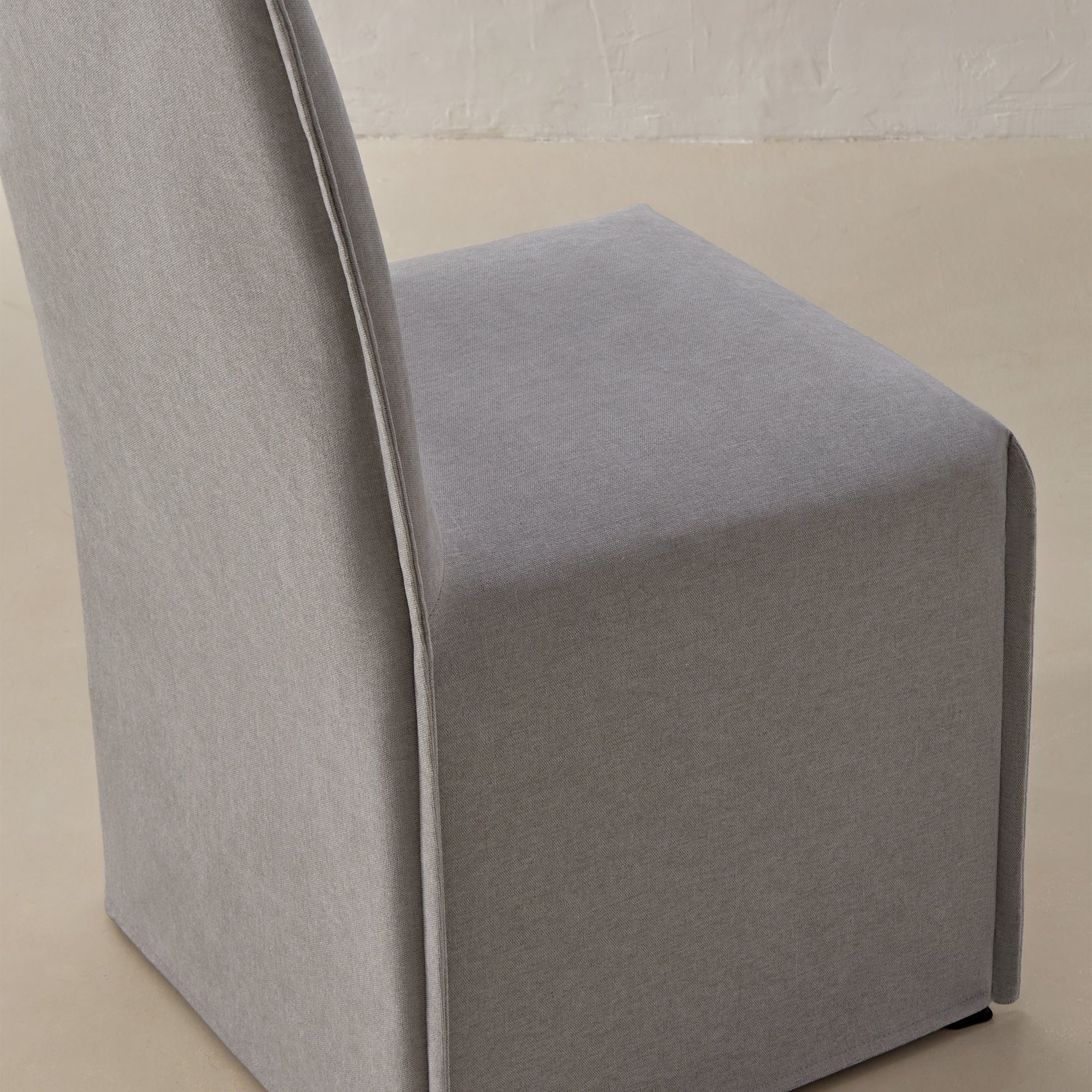 Washable Upholstered Dining Chair | 19β Back Height in Pumice - Image 7